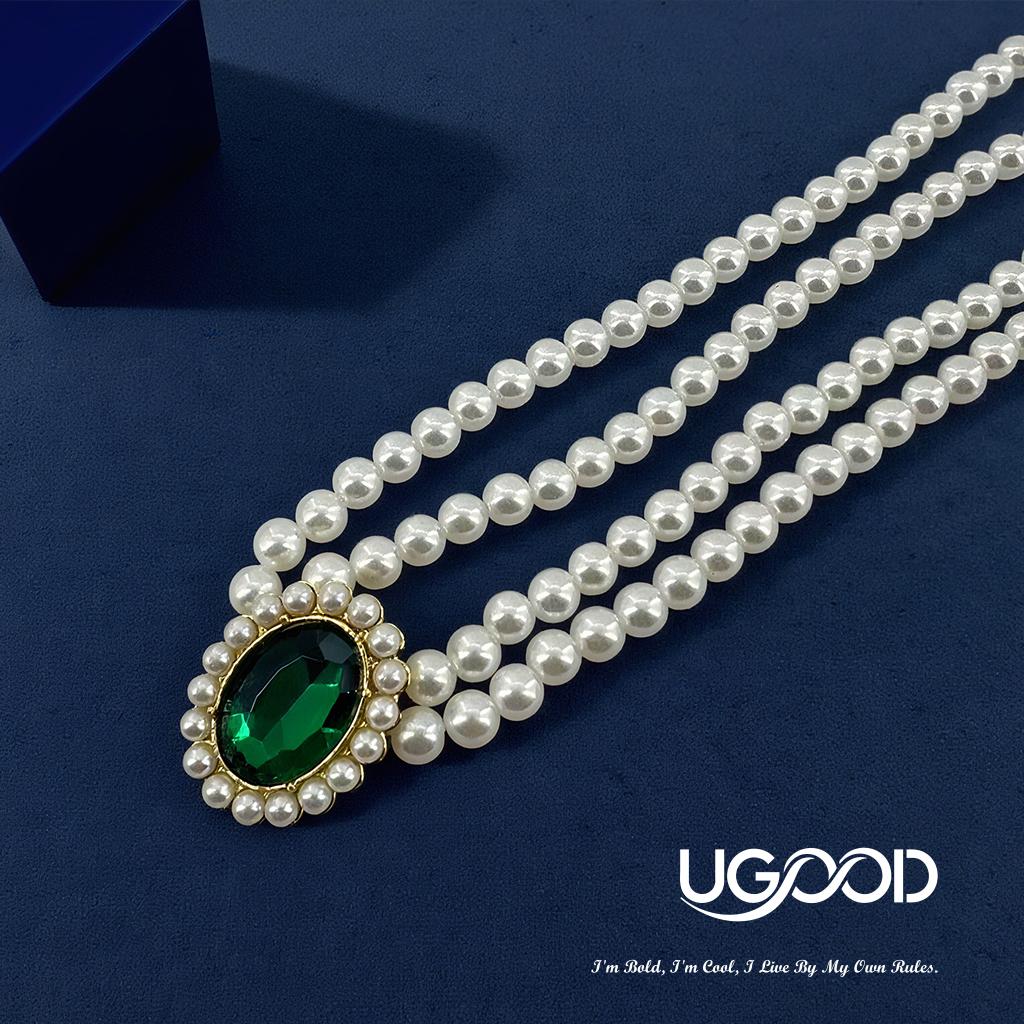 Yougood Pearl Gemstone Rhinestone Pearl Jewelry