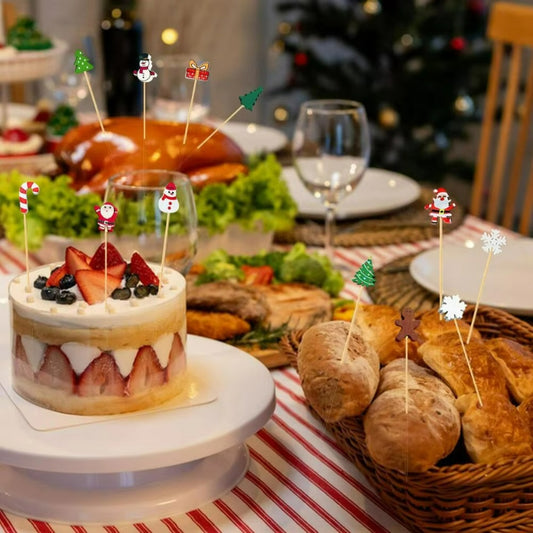 Christmas Decoration for Fruit Picks Holiday Dining Fruit Supplies