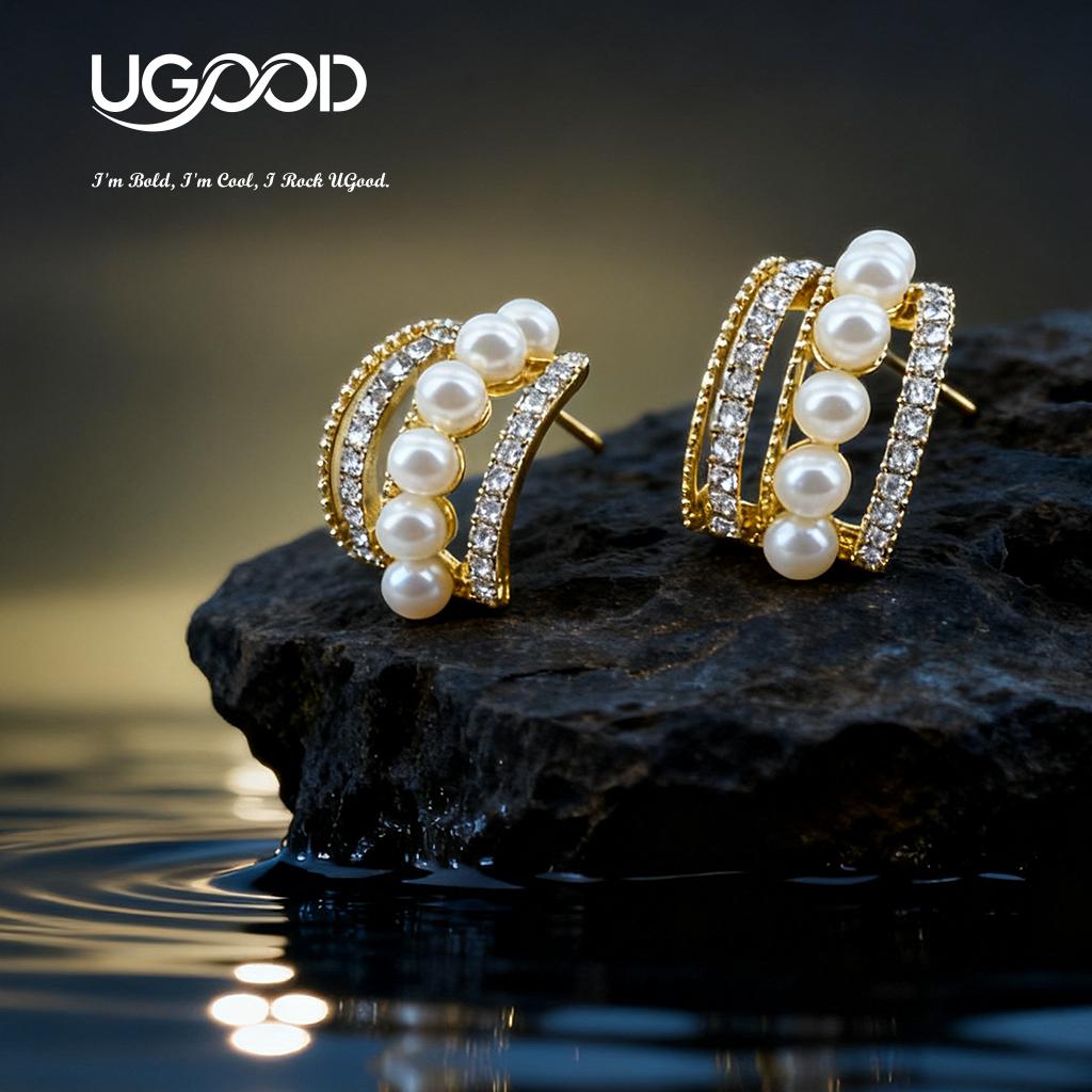 UGood Vintage Pearl Earrings