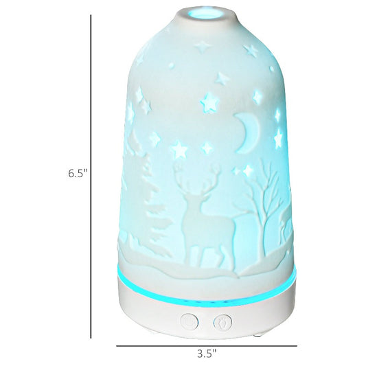 Aroma Diffuser Essential Oils Humidifier 7 Colors LED for Home
