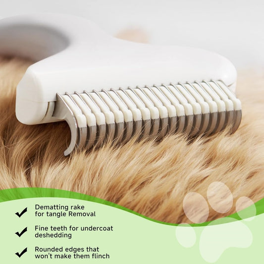 Shedding Brush Grooming Comb Deshedding Dematting for Dogs Cats