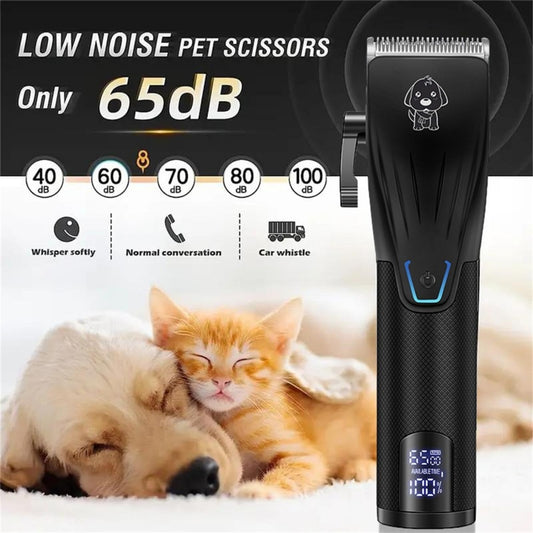 Pets Grooming Trimmer Kit Professional Dog Clipper Electric Cats Trimmer