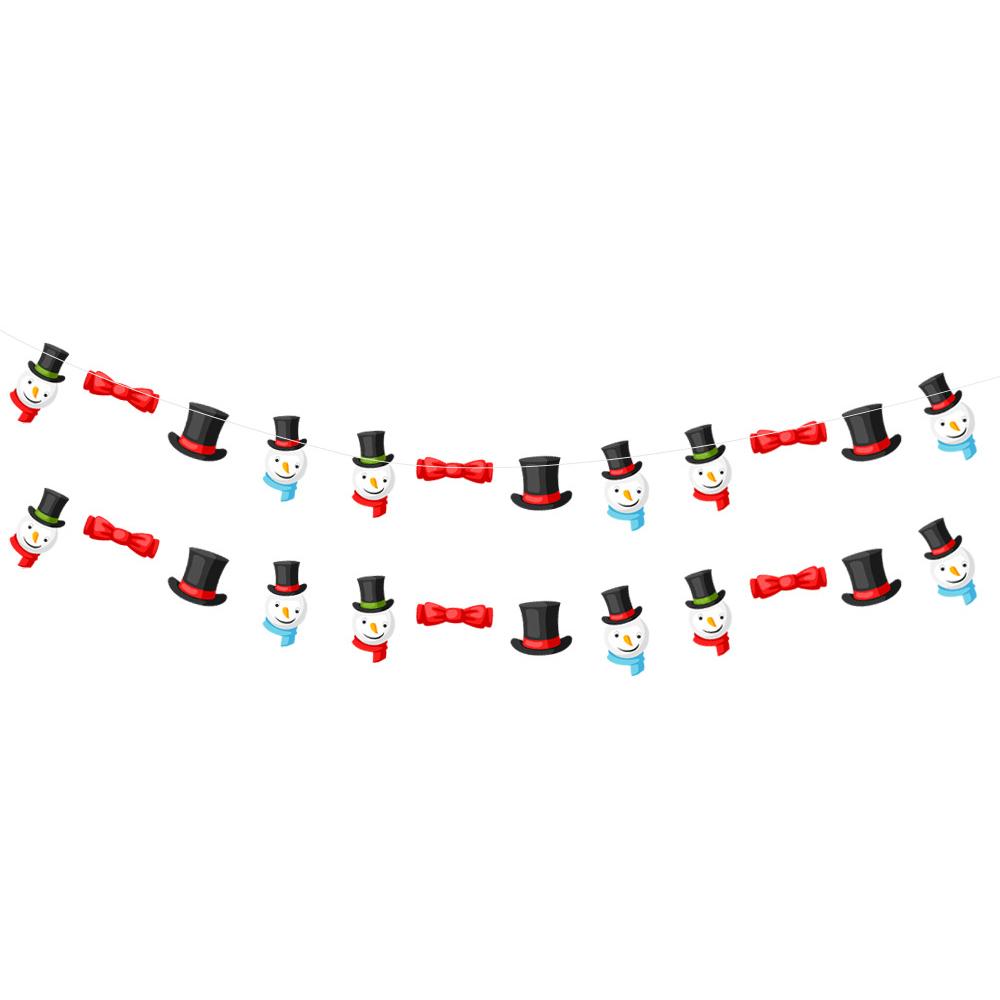 Holiday Decoration Christmas Party Flags Various Styles