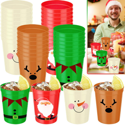 Party Christmas Drink Cup 1Set Cute Design Tableware