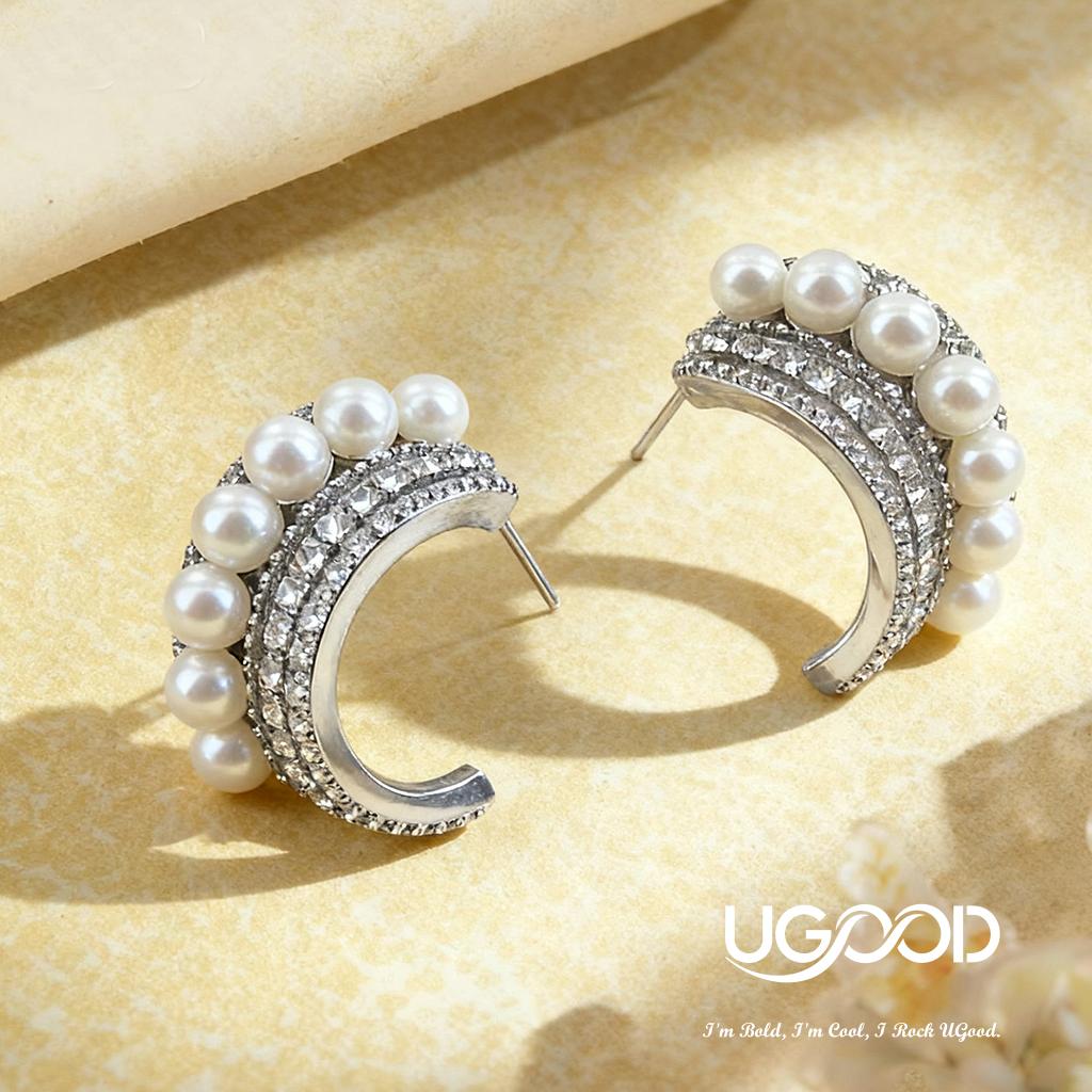 UGood Vintage Pearl Earrings